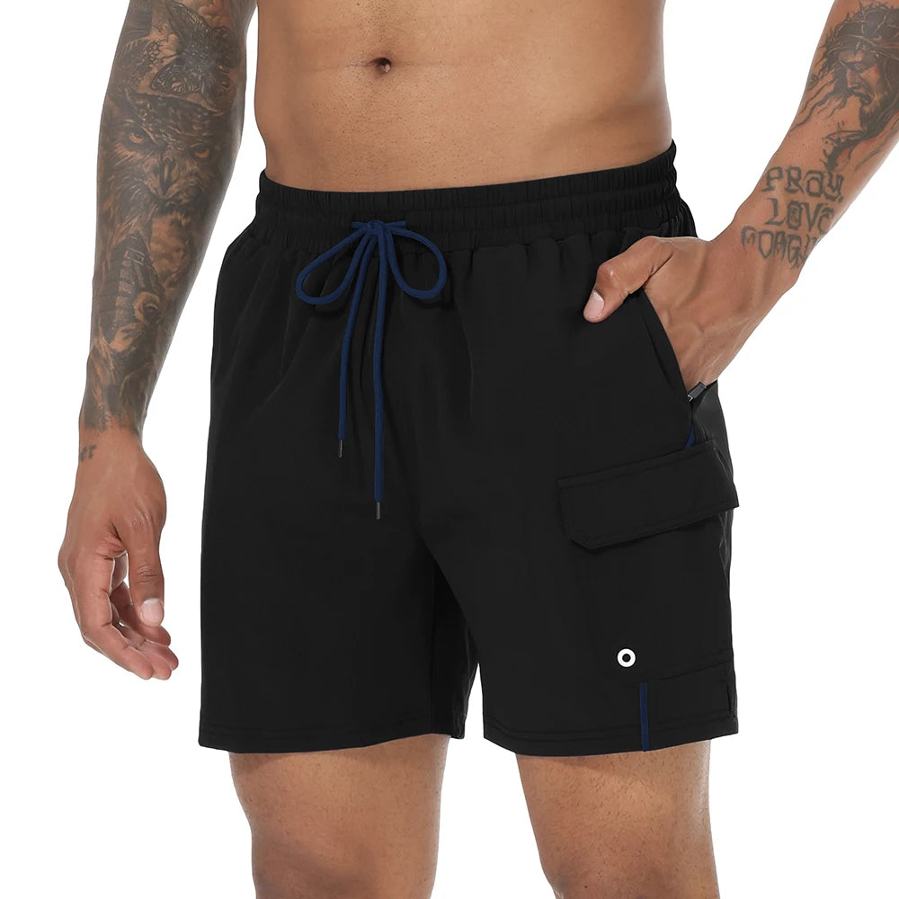 Men Quick Dry Swim Shorts