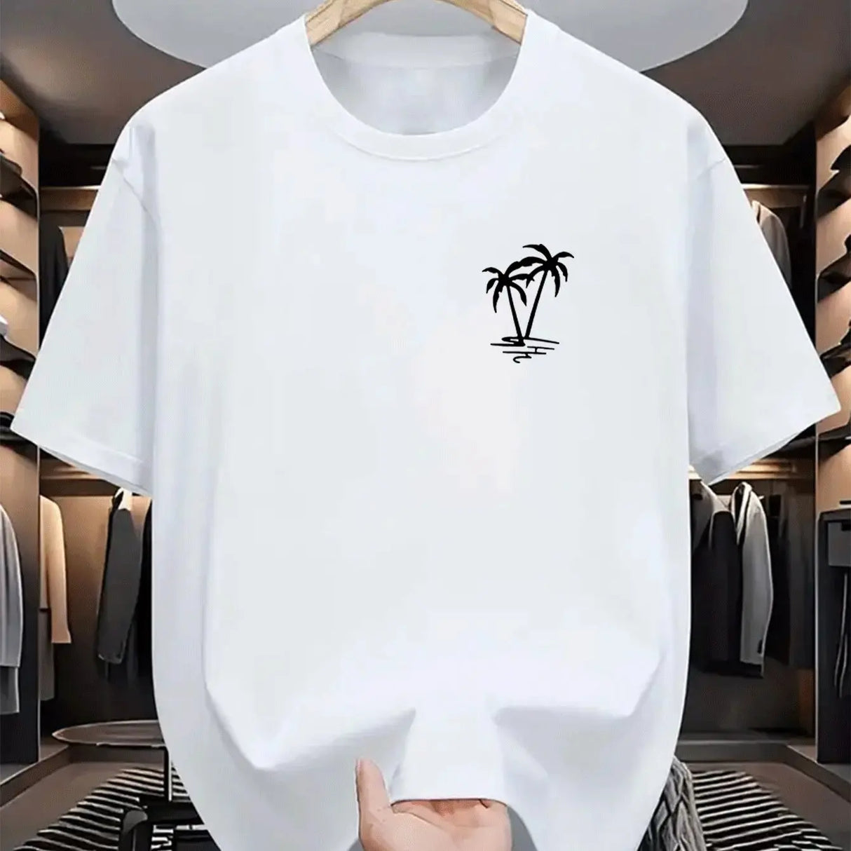 Men Coconut Print T-Shirt