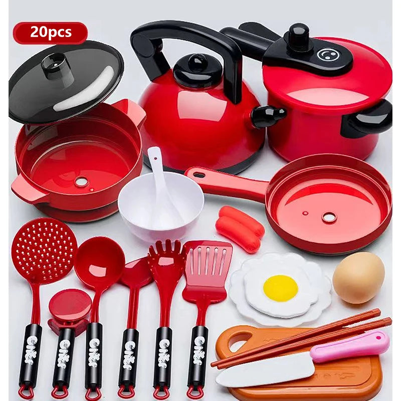Kids Pretend Play BBQ Kitchen Toy Set