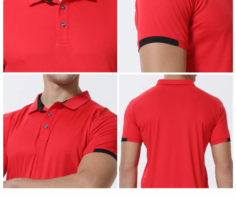Men Quick Dry Sports Polo Shirt