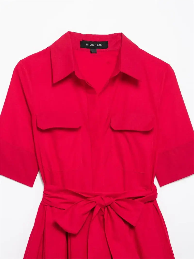 Elegant Women’s Dress – Stylish Mid-Calf Design