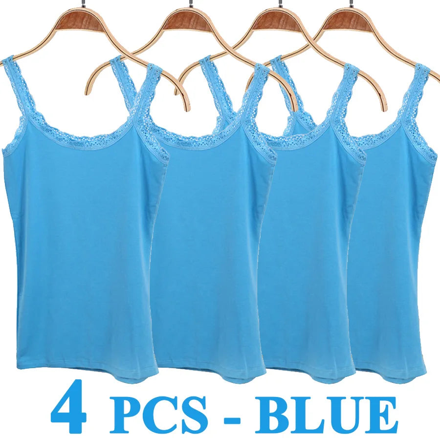 Women Cotton Lace Camisole