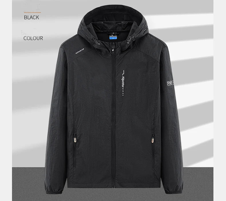 Men Ultra Light Quick Dry Hiking Jacket