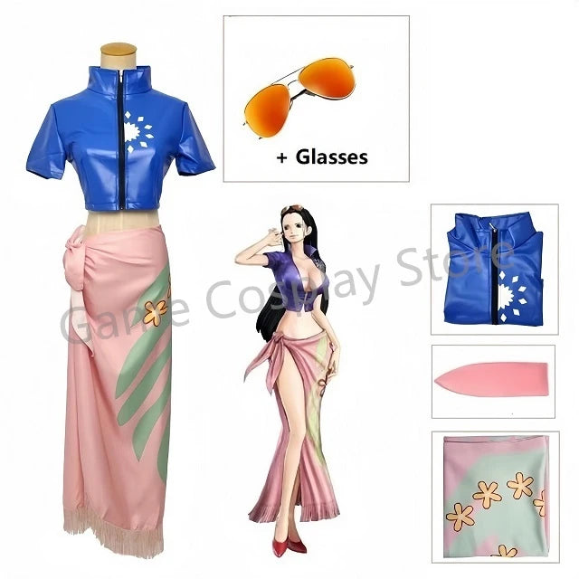 Nico Robin Anime Cosplay Party Costume