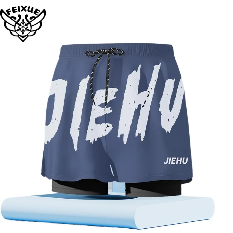 Men's Plus Size Beach Swim Shorts