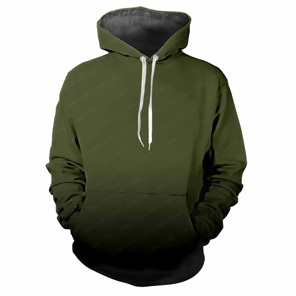 Men’s Gradient 3D Print Hoodie