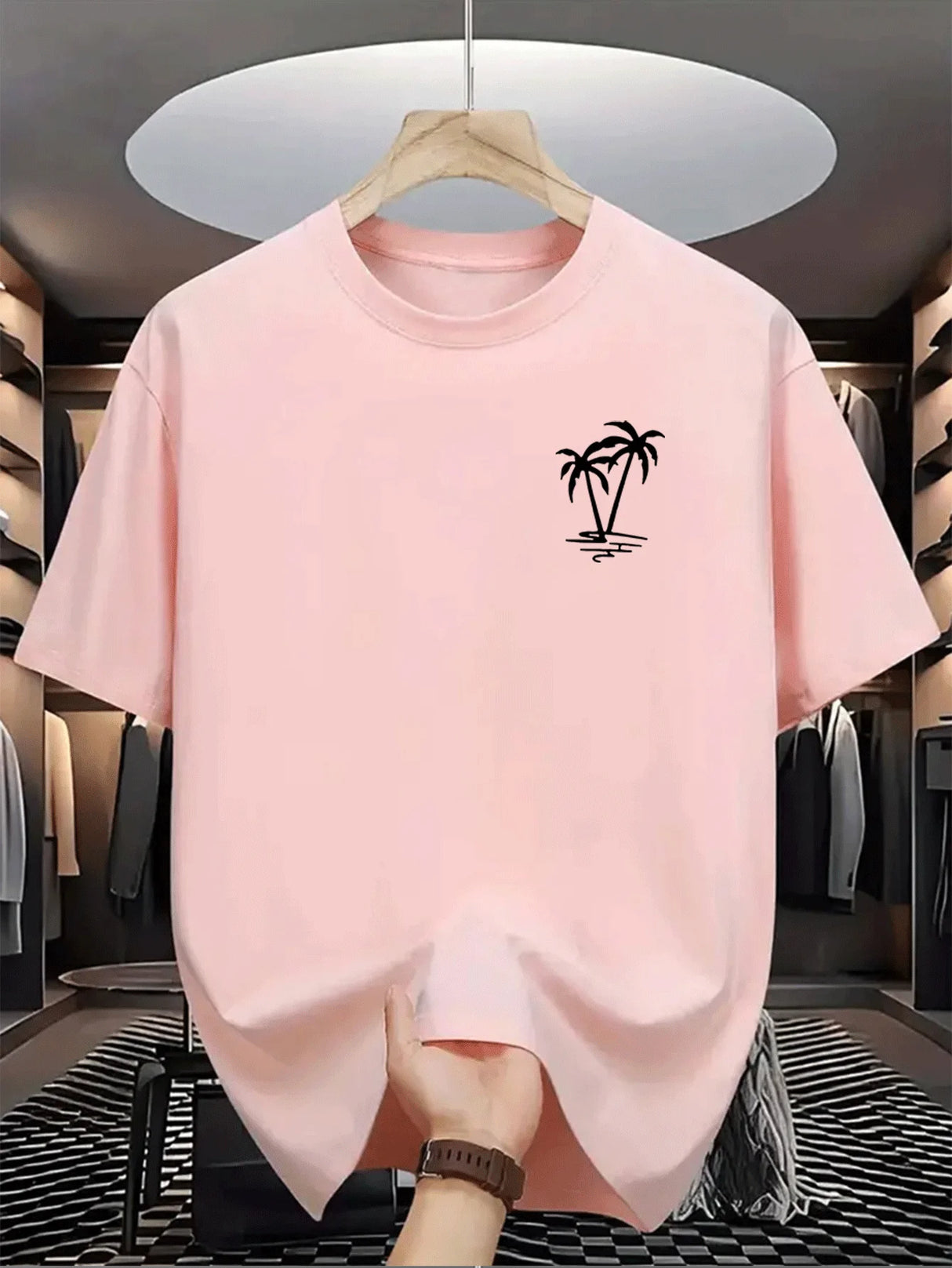 Men Coconut Print T-Shirt