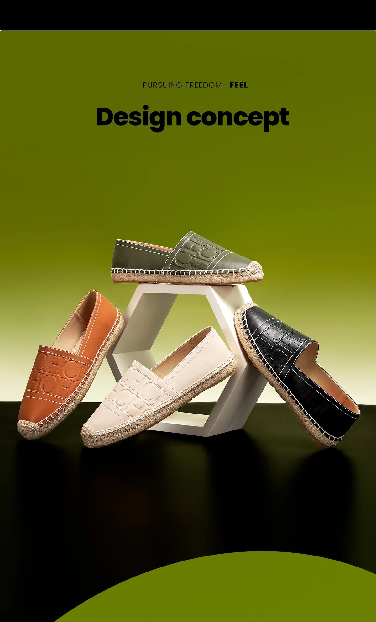 Women’s Beach Shoes Hemp Bottom Handmade Flats