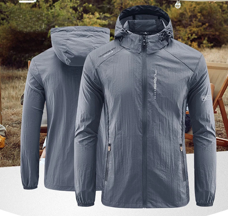 Men Ultra Light Quick Dry Hiking Jacket