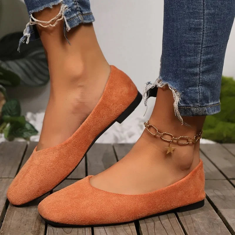 Women’s Square Toe Shallow Casual Ballet Flats