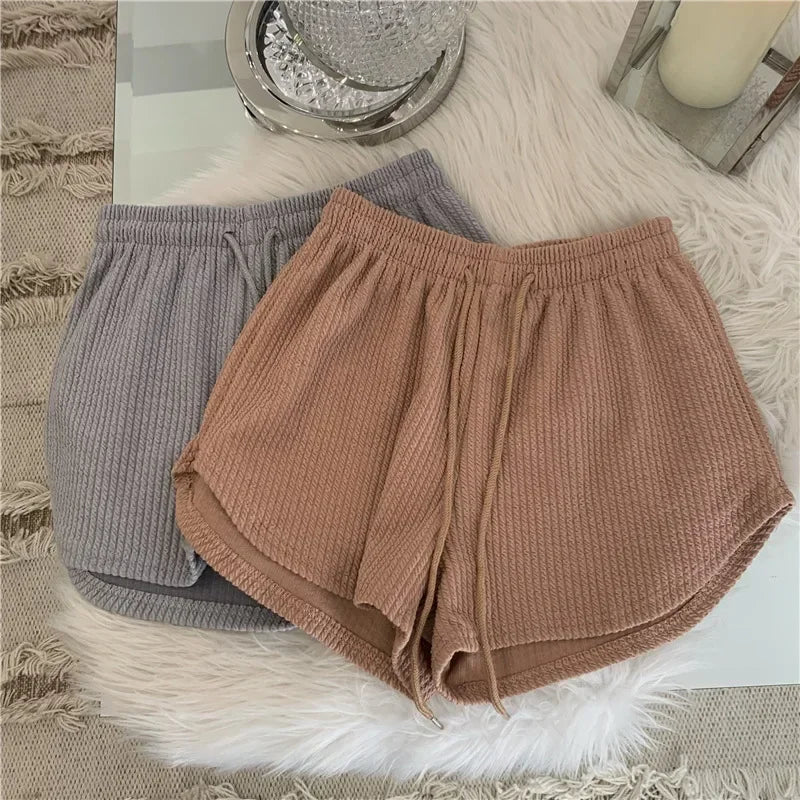 Women Loose Wide Leg Sports Shorts