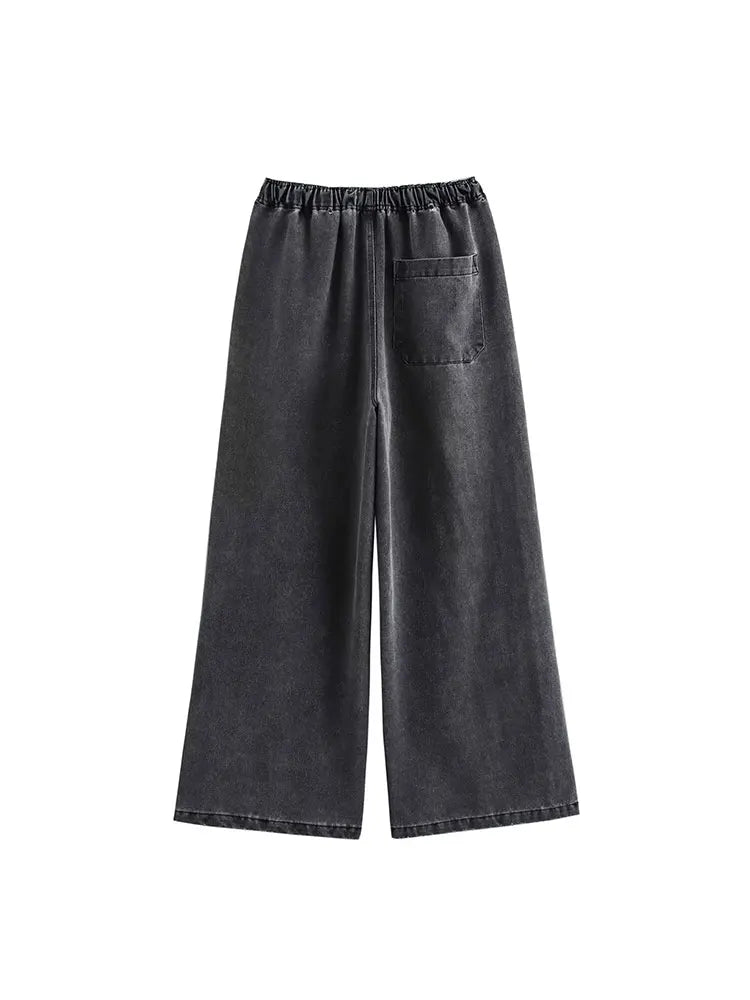 Denim Top & Pant Set for Women