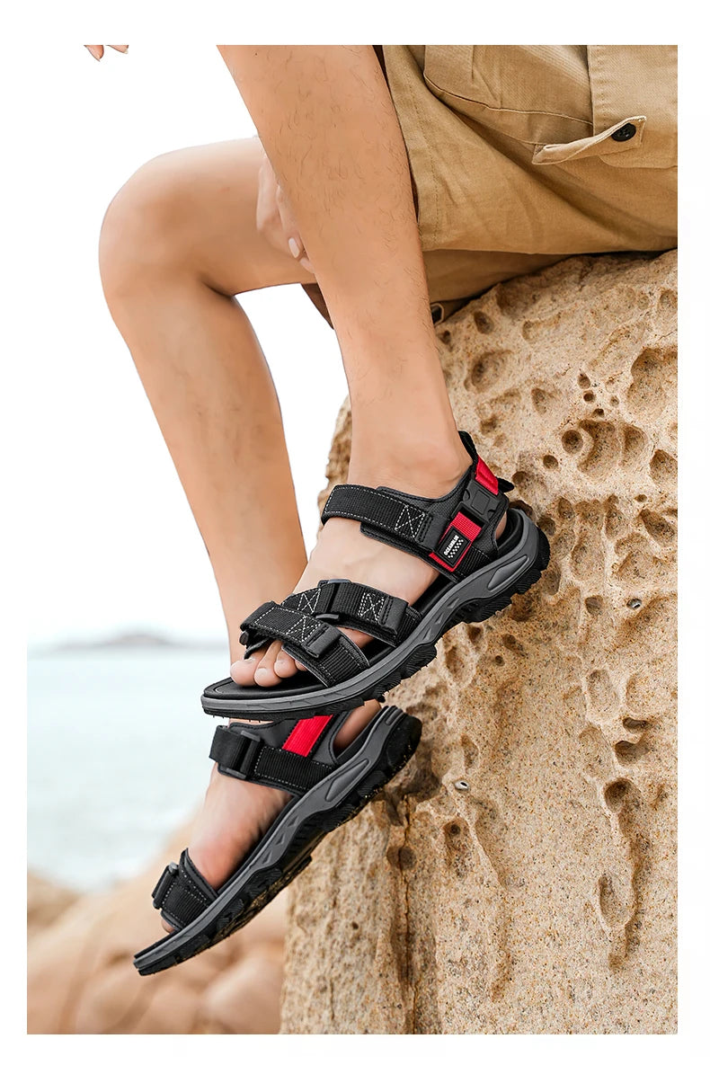 Men Breathable Flat Beach Sandals