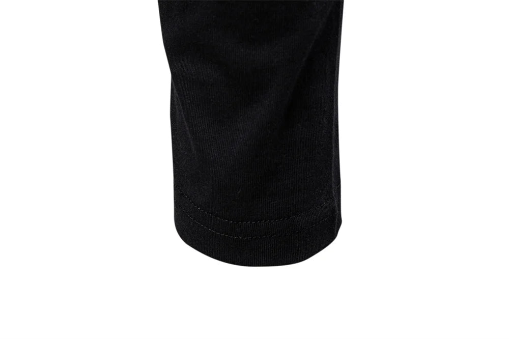 Men Cotton Henley Long Tee