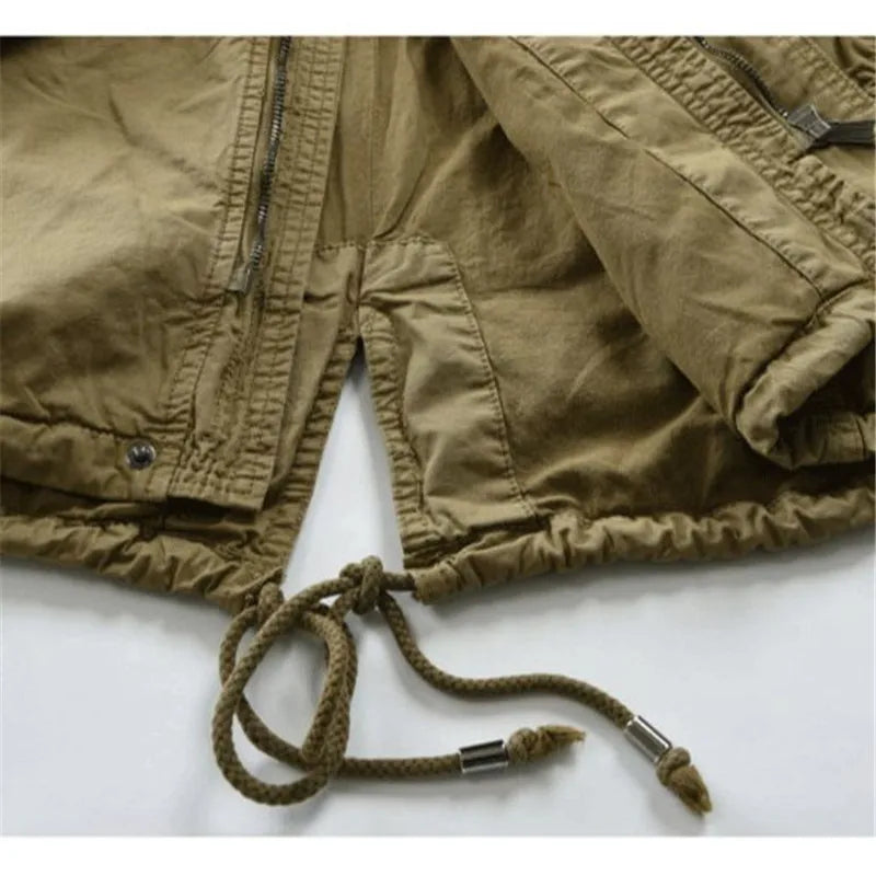 Men’s Windbreaker Trench Jacket