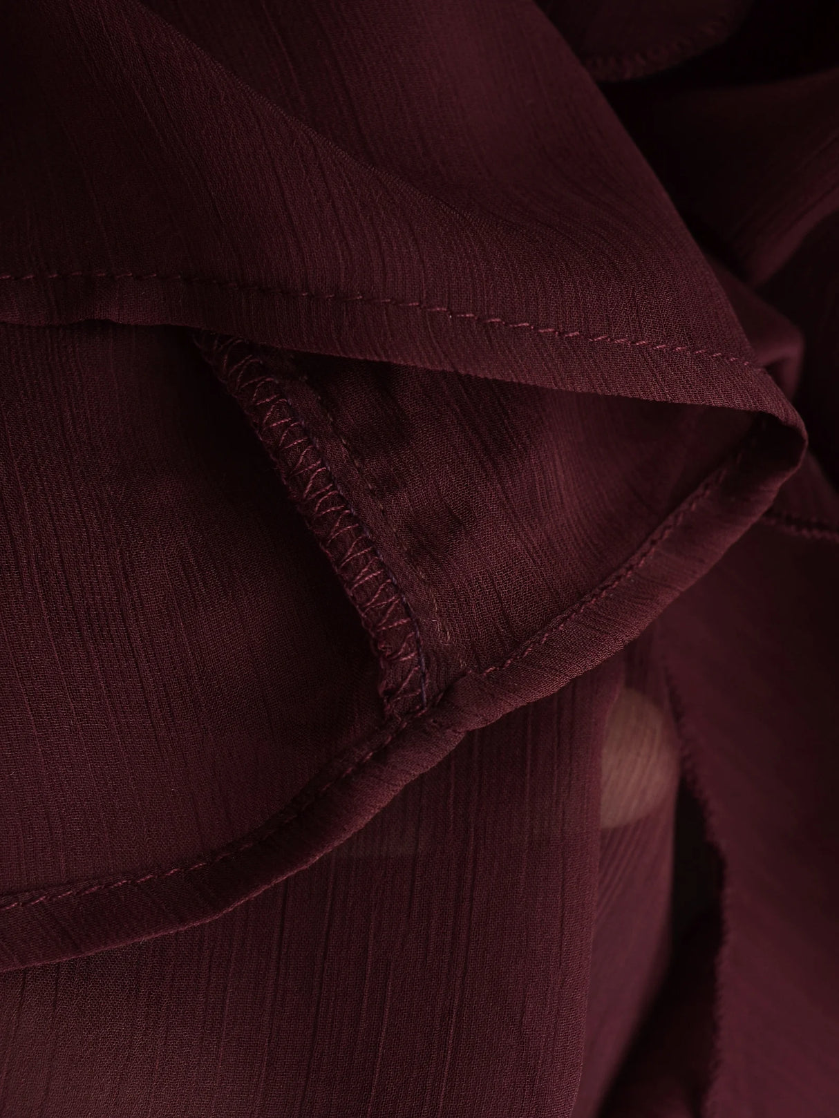 Rufflynn™ – Translucent Ruffle Blouse (V-Neck, Hollow-Out Chic for Spring/Summer)