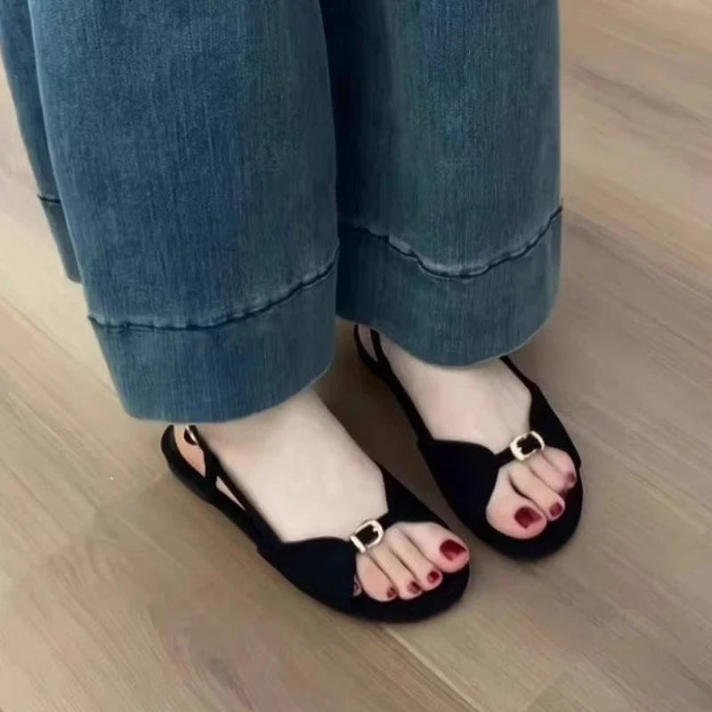 Women Cozy Flat Sandals Casual Summer Shoes