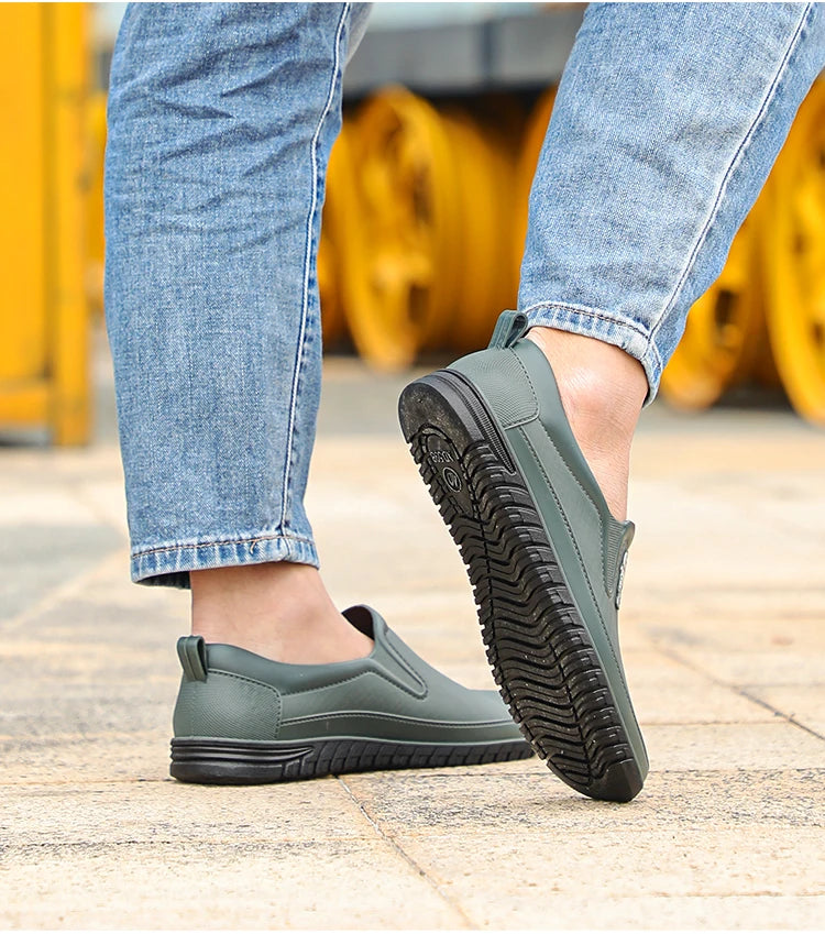 Men Low-Cut Rain Boots