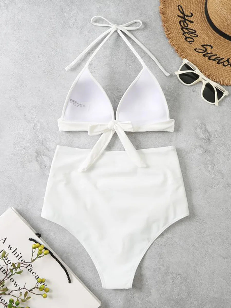 Solid Triangle Bikini