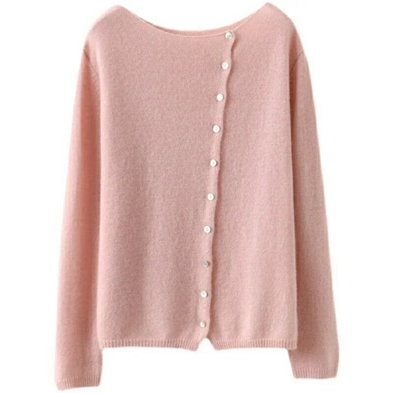 Women's Elegant Button Knit Cardigan