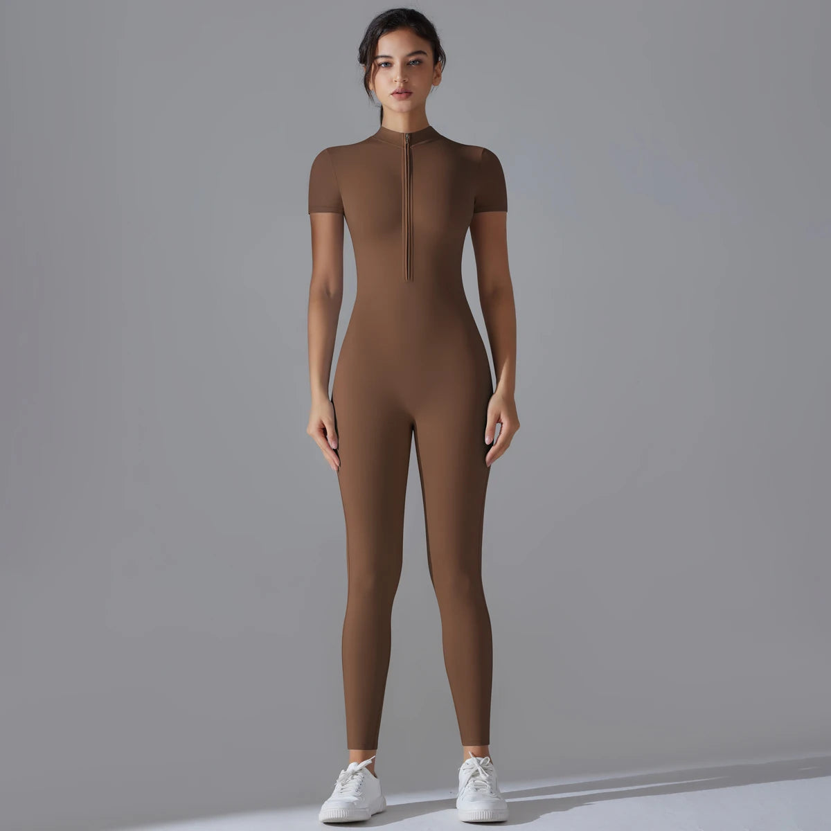 Women's Breathable Sports Yoga Bodysuit – Quick Dry Fitness Jumpsuit