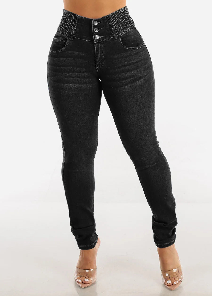 Women Washed Pencil Jeans