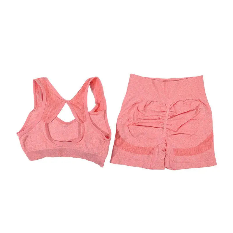 Women Yoga Vest & Shorts Set