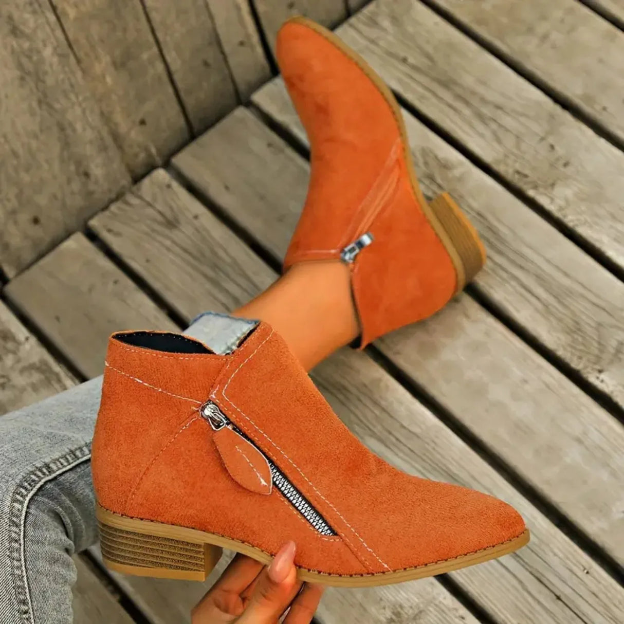 Women Ankle Boots Platform High Heels