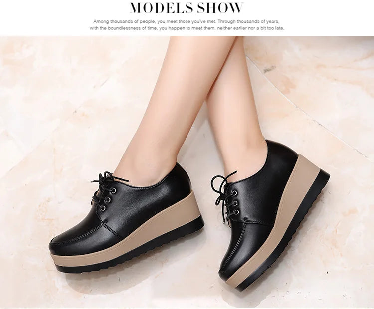 Women Platform Oxfords – 2025
