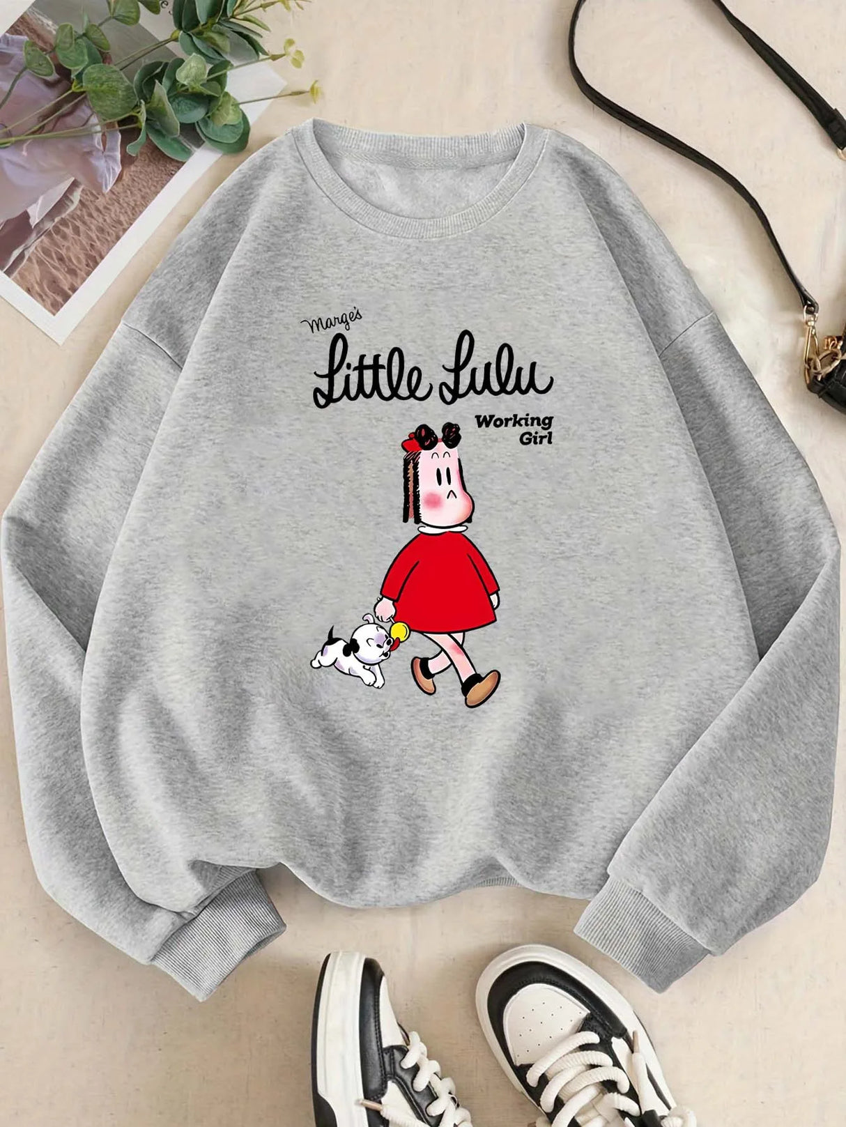 Work Girl Winter Sweatshirt