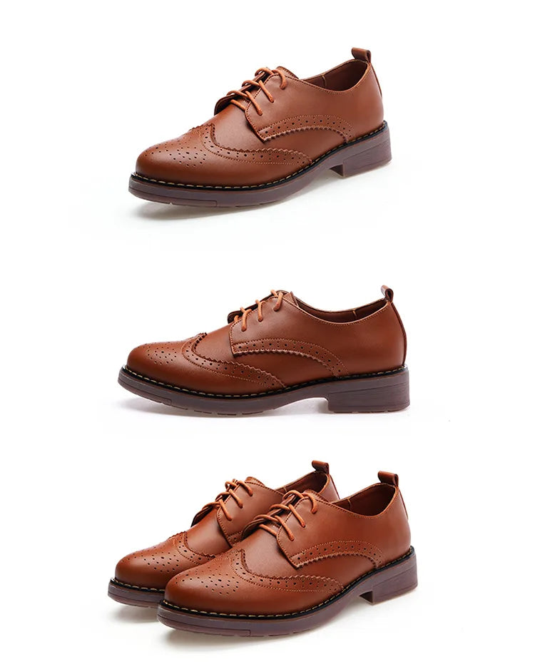 Women Brogue Flats – 2025