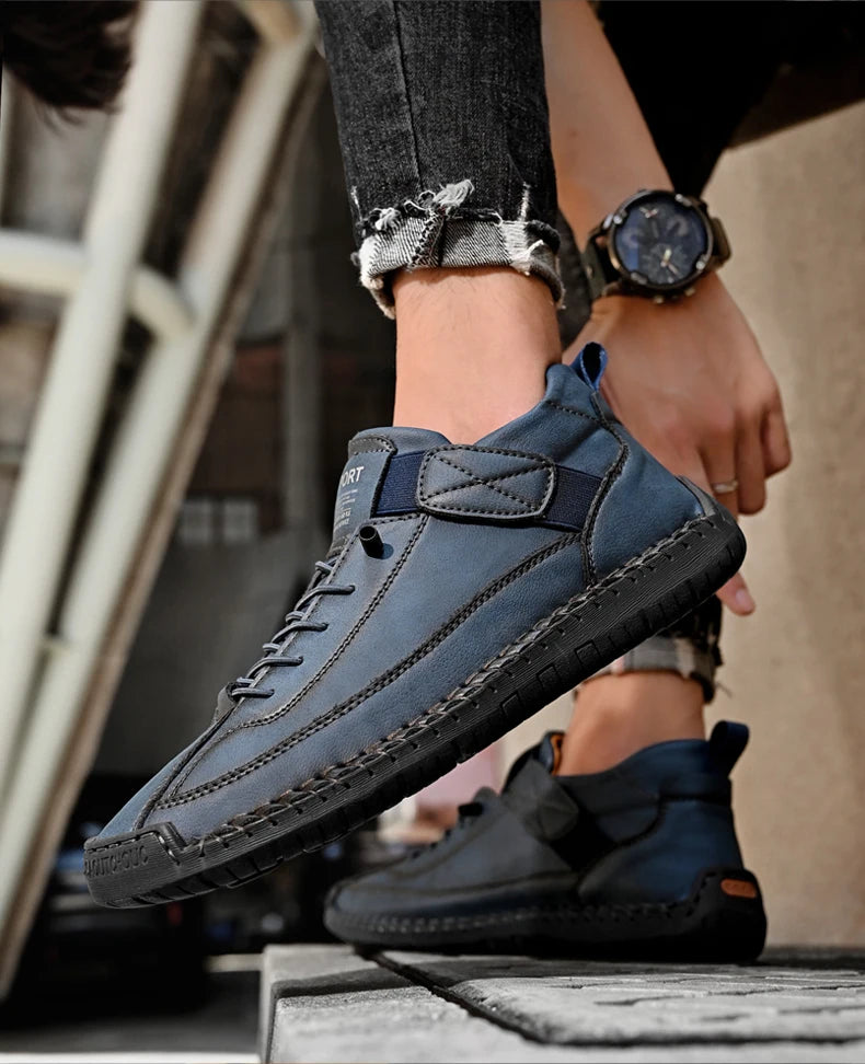 Men Handmade Leather Casual Loafers