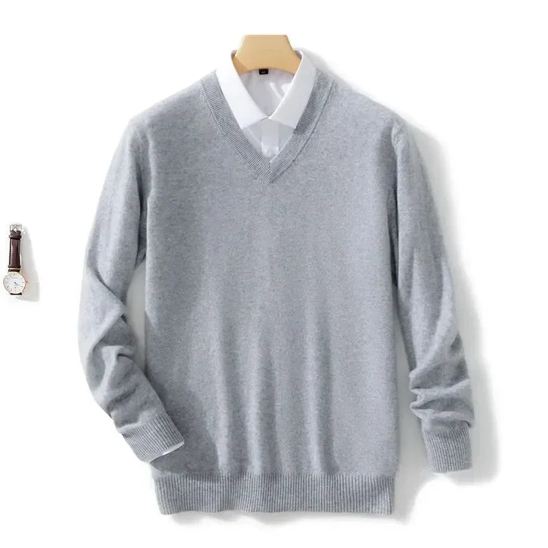 Men’s Wool Cashmere Pullover