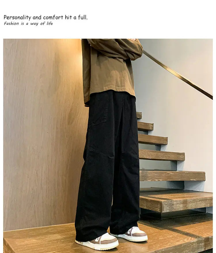 Men’s Oversized Streetwear Cargo Pants
