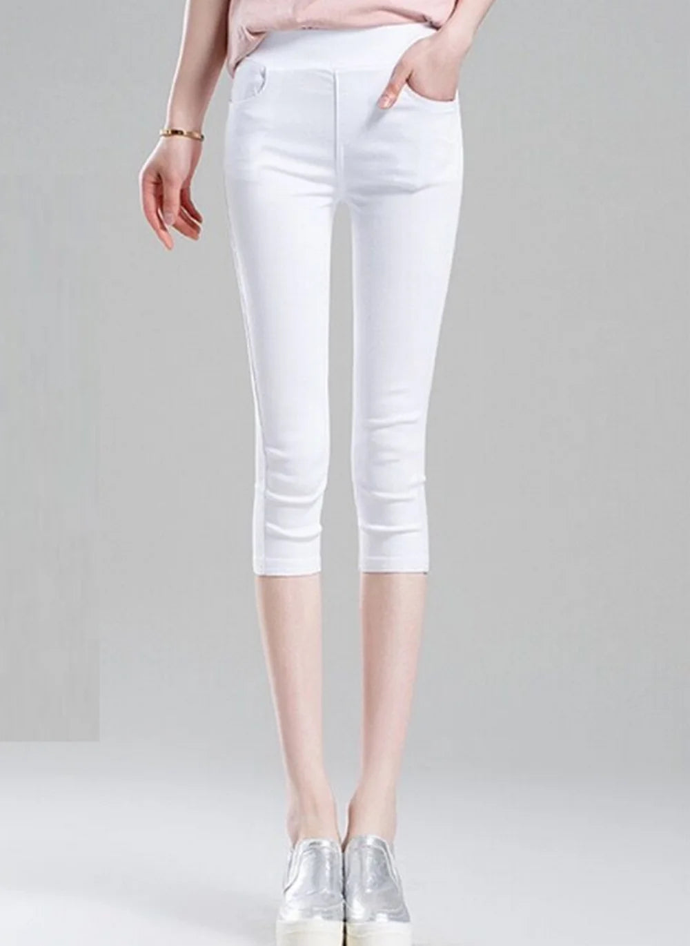 Women Cropped Capris Jeans