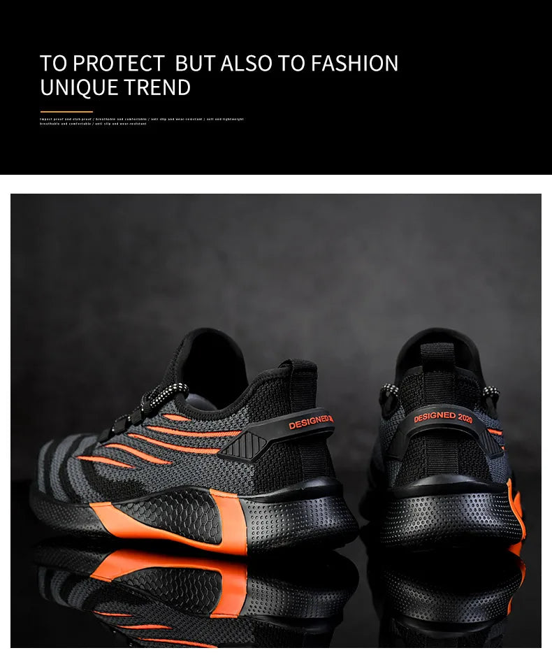 Men Lightweight Indestructible Work Boots