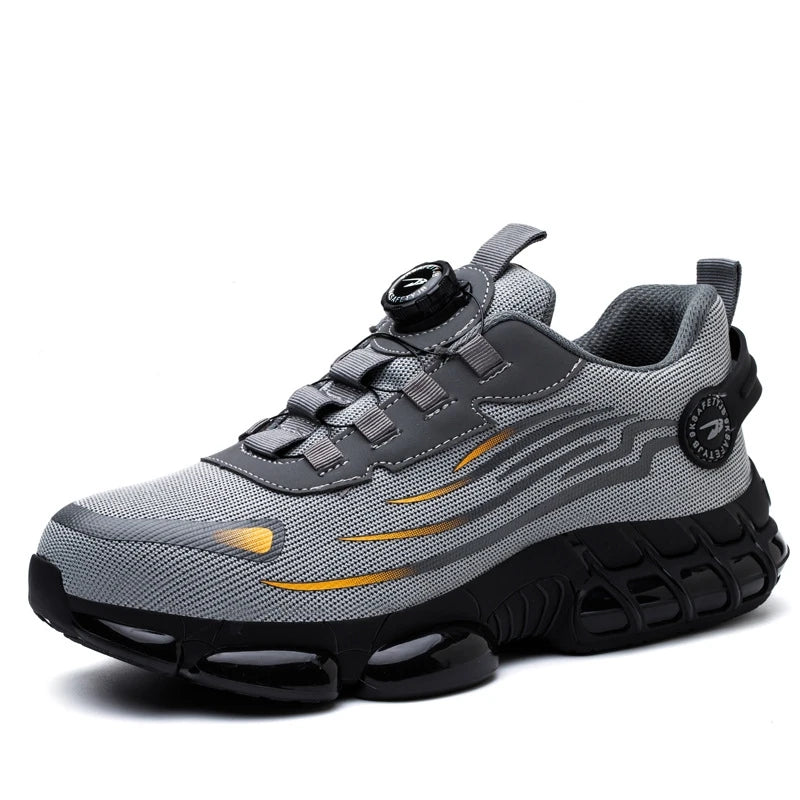 Women Safety Shoes Breathable Mesh Steel Toe Boots