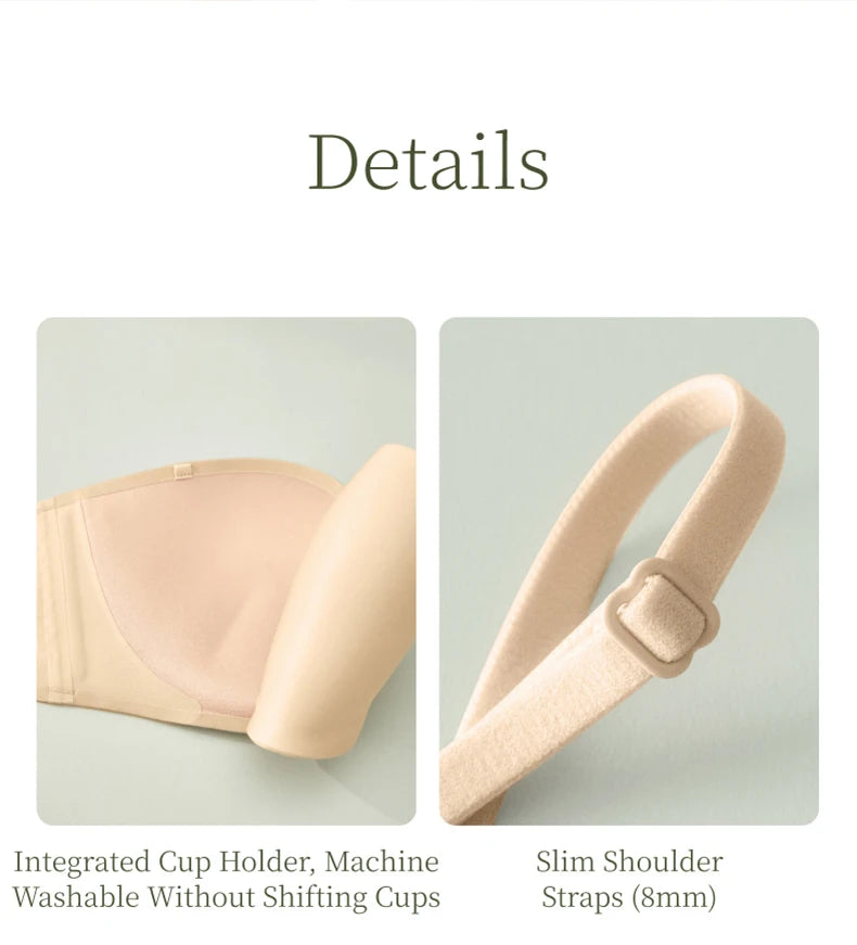 Women Invisible Strapless Bra