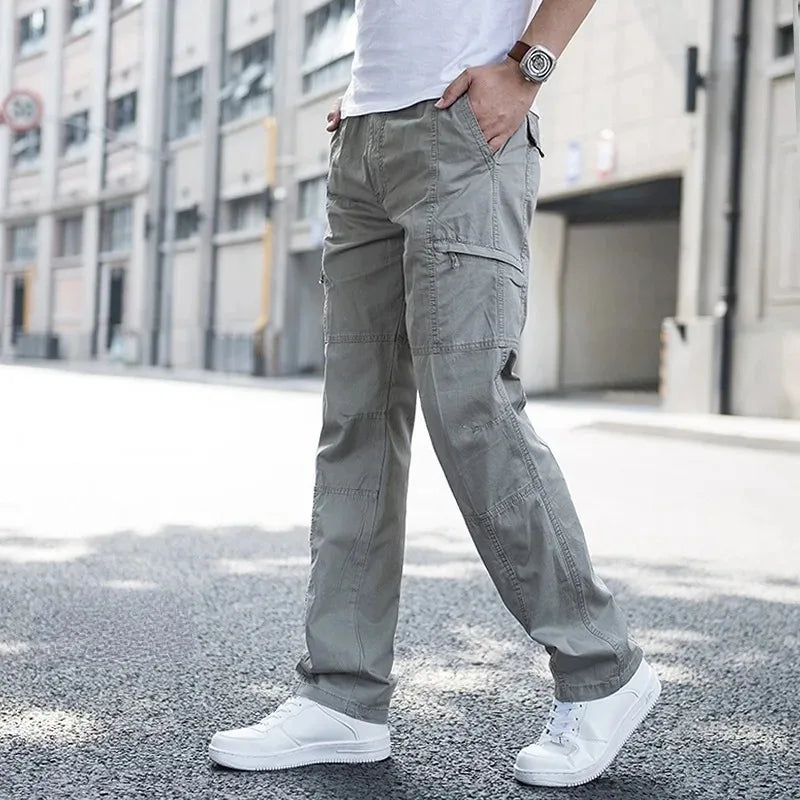 Men’s Loose Straight Cargo Pants
