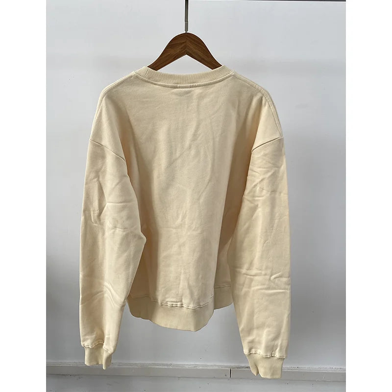 Women's Crown Letter Cotton Sweatshirt