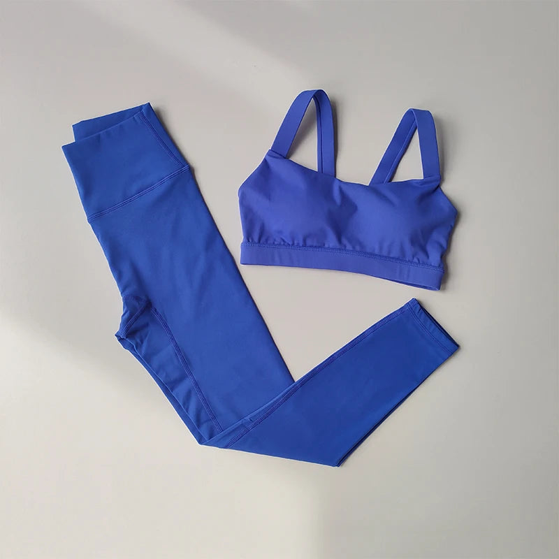 Women Sports Bra & Leggings Set
