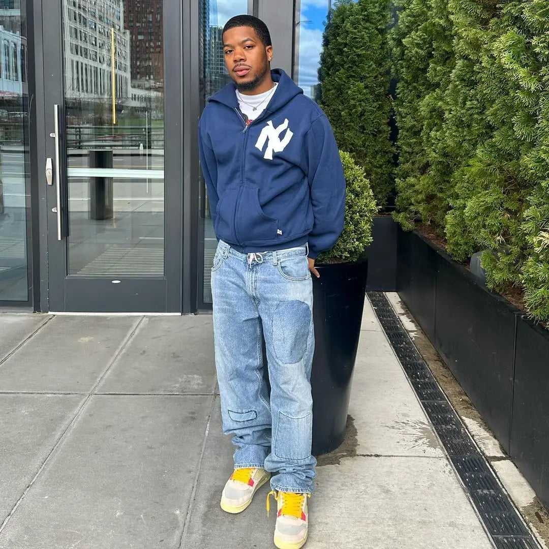 Women's Y2K Retro Letter Hoodie