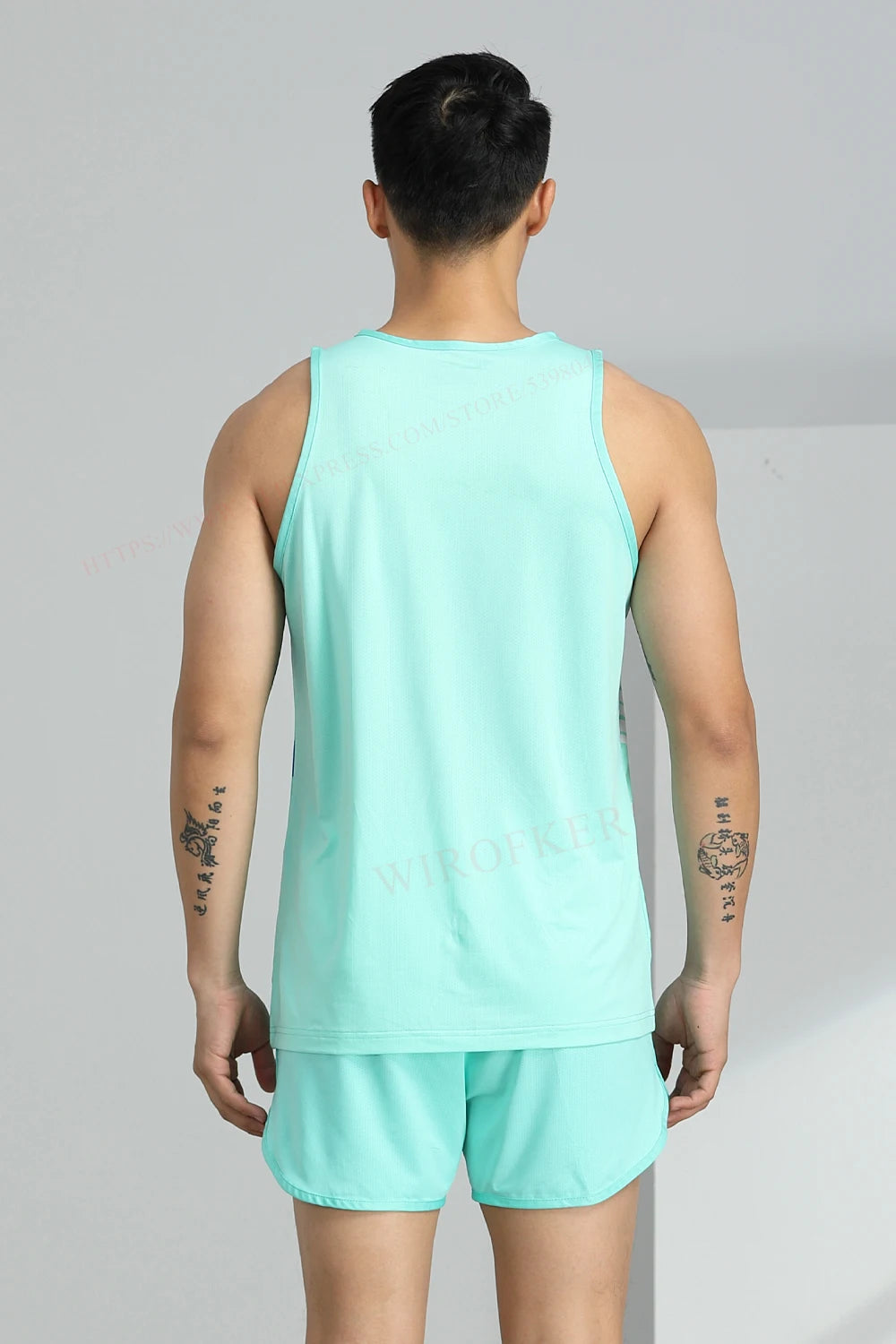 Men's Plus Size Quick Dry Tracksuit – Running Set