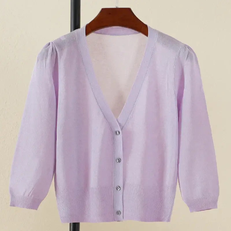 Women Crochet Long Sleeve Cardigan