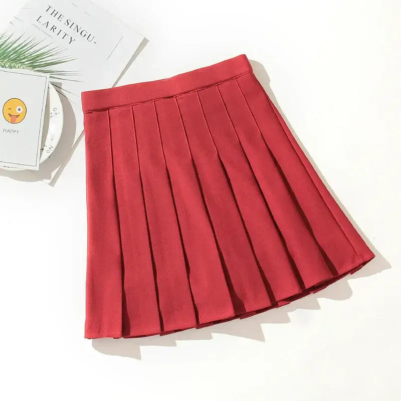 Women Harajuku Pleated Uniform Skirt