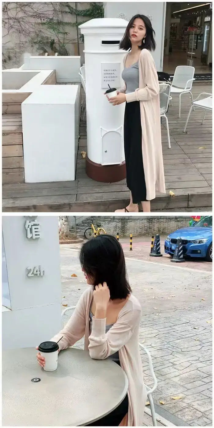 Women Plus Size Summer Knit Cardigan