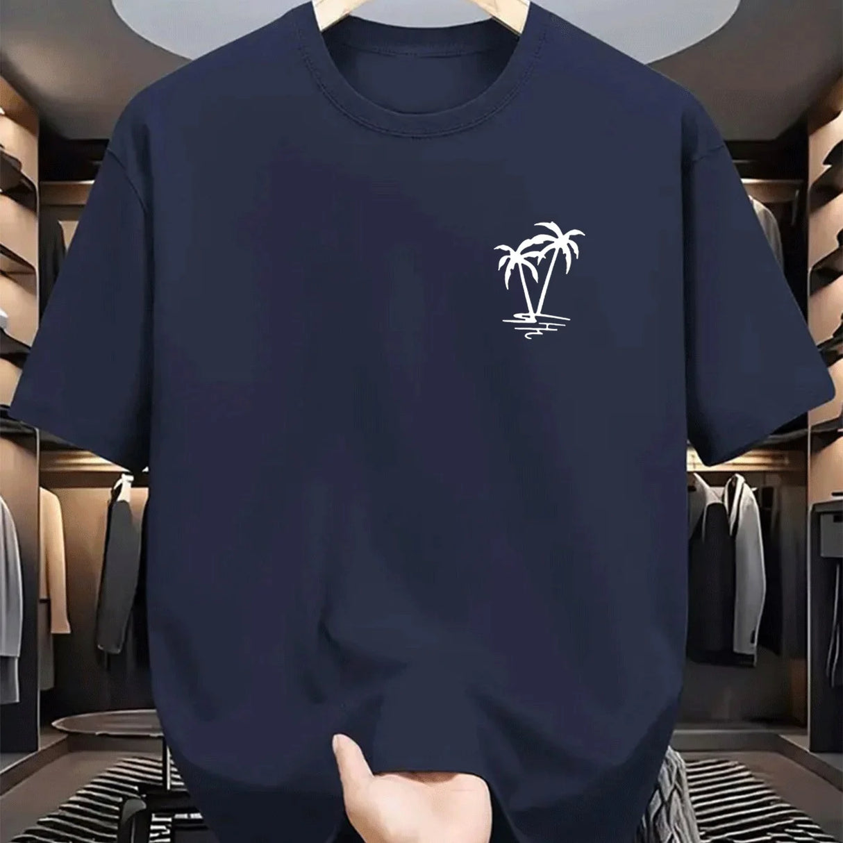 Men Coconut Print T-Shirt