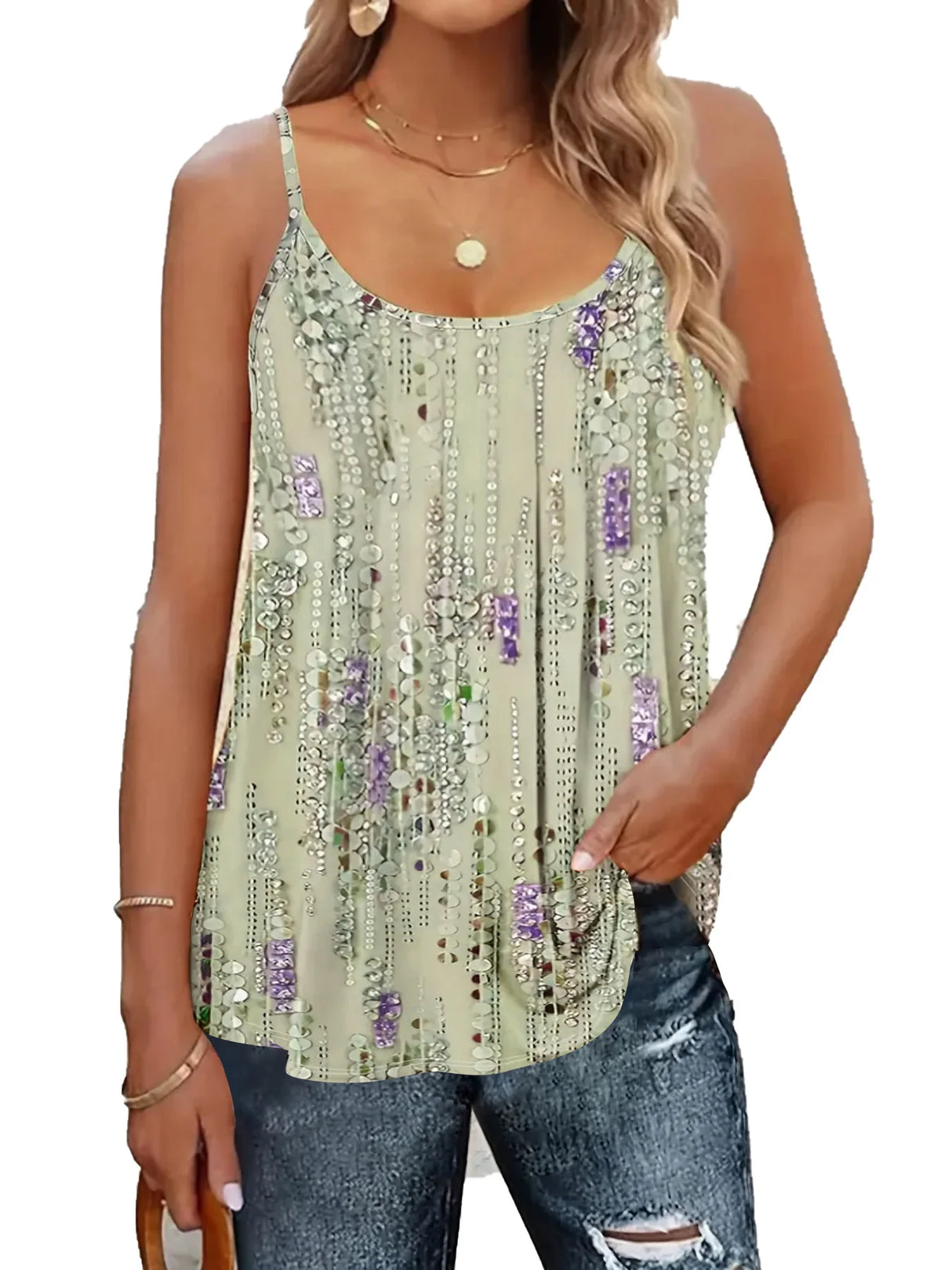 Boho Floral Summer Vest