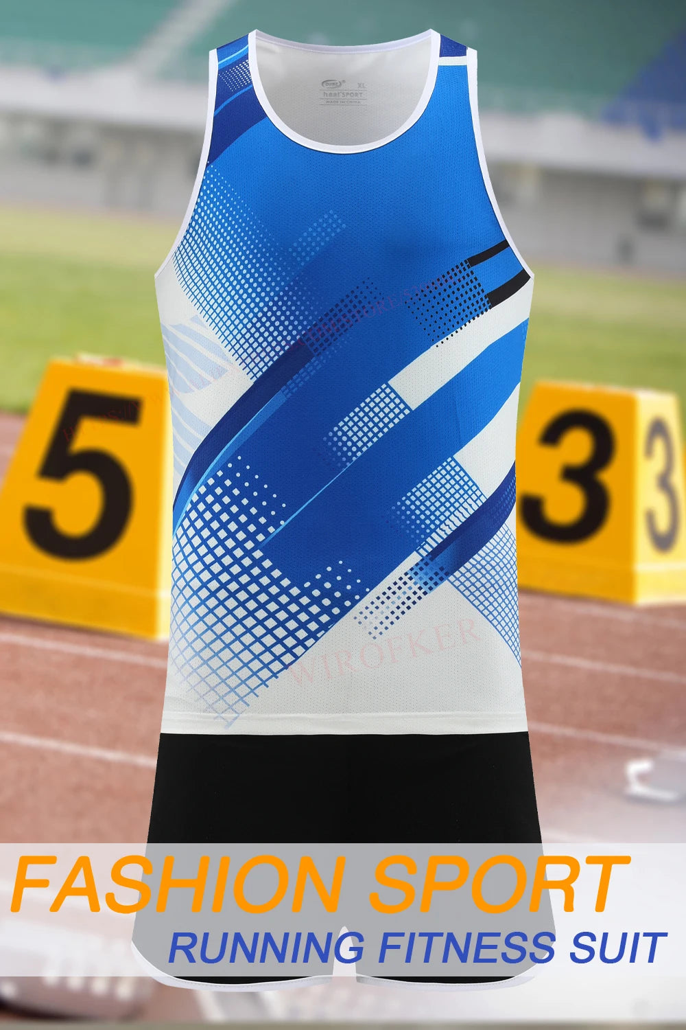 Men's Plus Size Quick Dry Tracksuit – Running Set