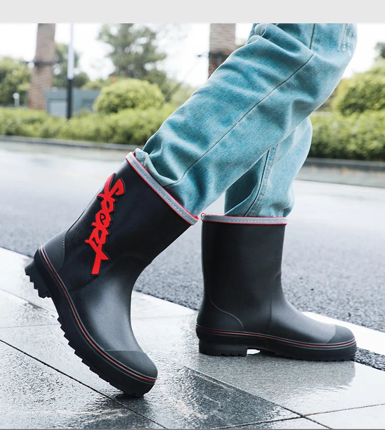 Couple Style Waterproof Rain Boots